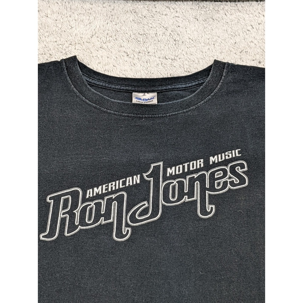 Ron Jones American‎ Motor Music Band T-Shirt Graphic Black 3XL Gildan